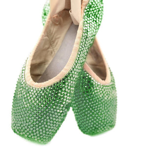 Crystallized Pointe Shoes • Your Pointe Shoes covered with Swarovski™ Crystals