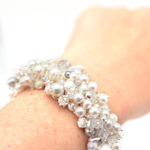 Pearl Cluster Bracelet