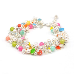 colorful candy cluster bracelet