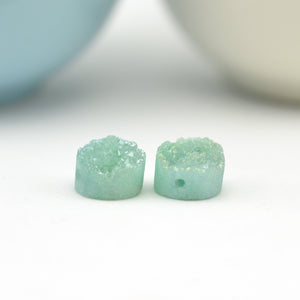 Mint druzy DIY kit option