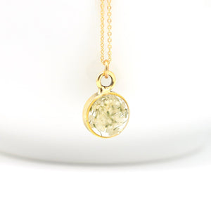 Daint blossoms gold neckalce