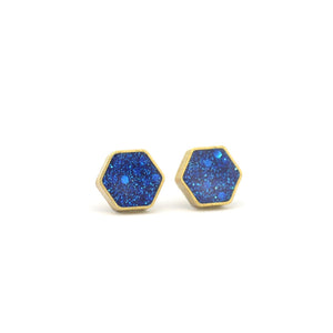 Tiny Galaxy Hexagon Studs