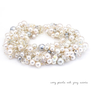 Pearl Cluster Bracelet