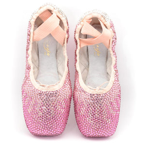 pink ombre pointe shoes