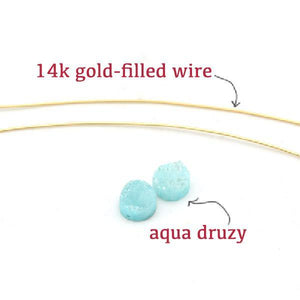 Druzy Earrings Do It Yourself Kit