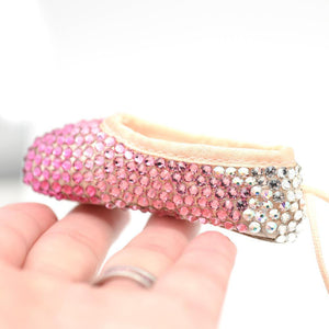 Mini Pointe Shoe • Covered in Swarovski Crystals