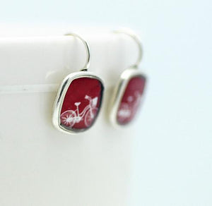 bicycle gifts earrings