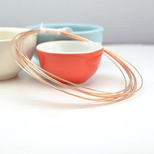 Rose gold wire DIY kit option