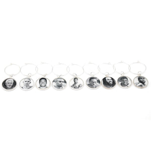 Seattle Seahawks Wine Charms - READY TO SHIP