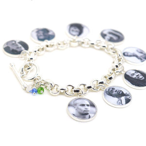 Seahawks Players Charm Bracelet