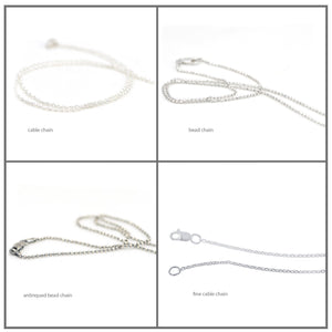 Chain options etched foot print necklace