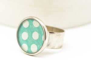 Adjustable Polka Dot Ring