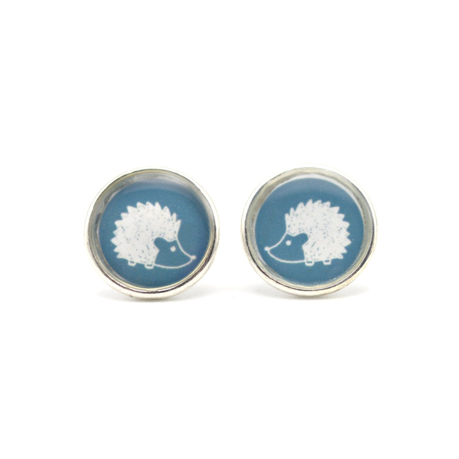 hedgehog stud earrings