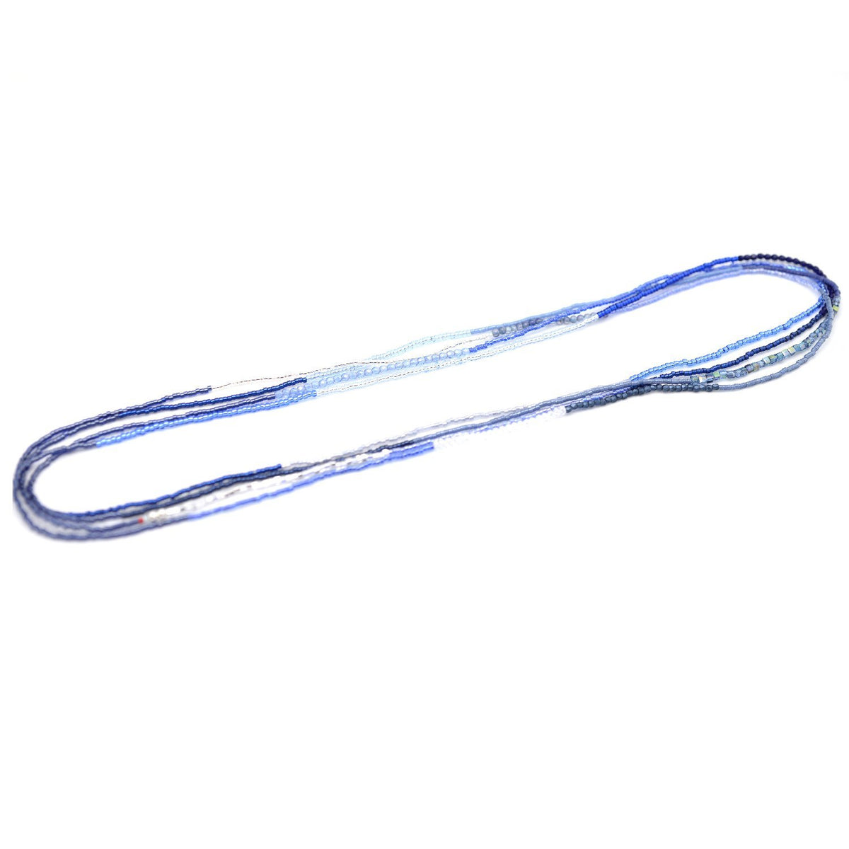 convertible necklace bracelet in blue