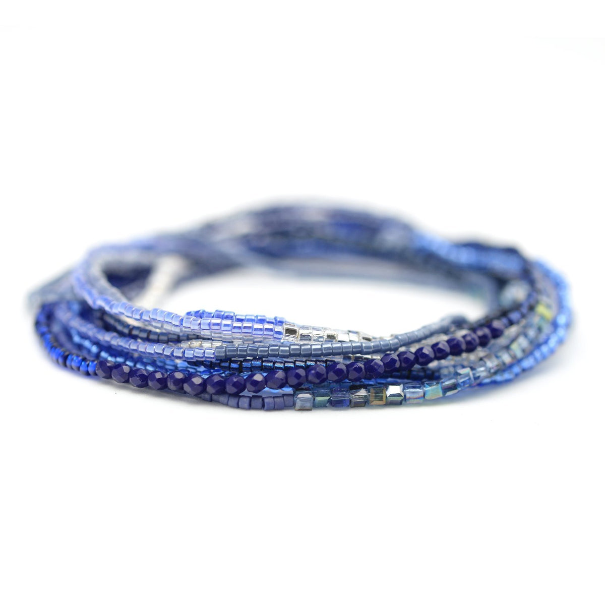 seed bead wrap bracelet stretchy