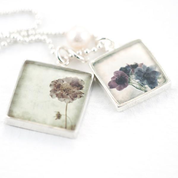 Vintage Styled Violet Necklace