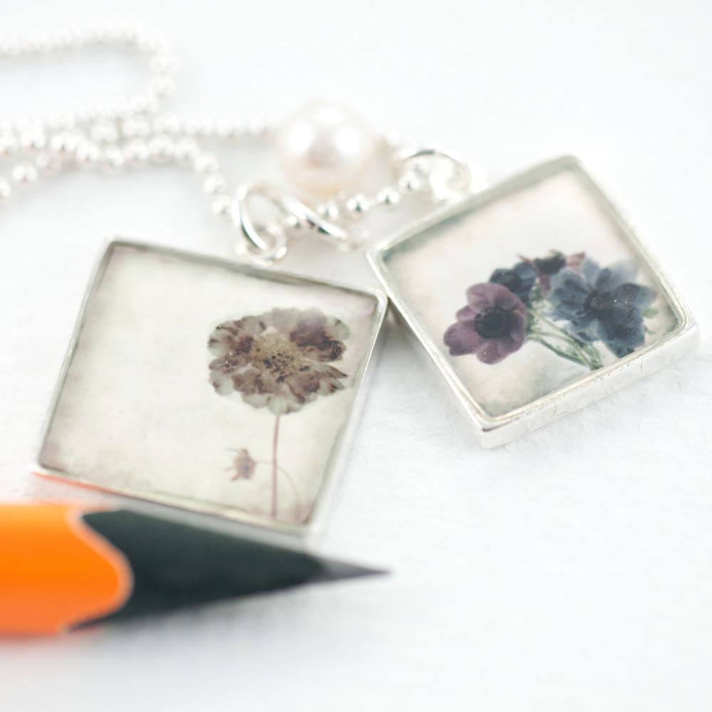 Vintage Styled Violet Necklace