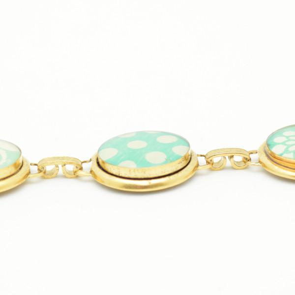 Turquoise Bracelet in Gold