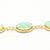 Turquoise Bracelet in Gold