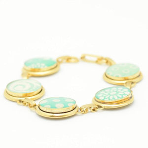 Turquoise Bracelet in Gold