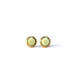 sage post earrings