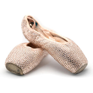 crystal covered pointe shoes you can dance in