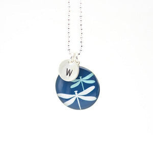 Personalized dragonfly necklace 