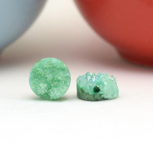 turquoise druzy DIY kit option