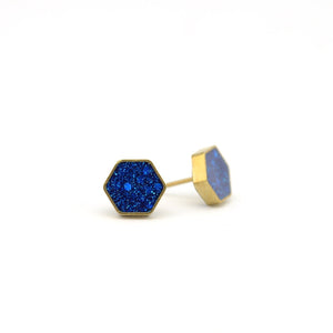 Tiny Galaxy Hexagon Studs