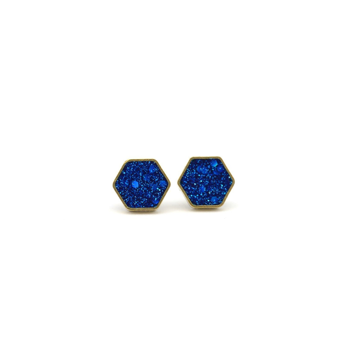 Tiny Galaxy Hexagon Studs