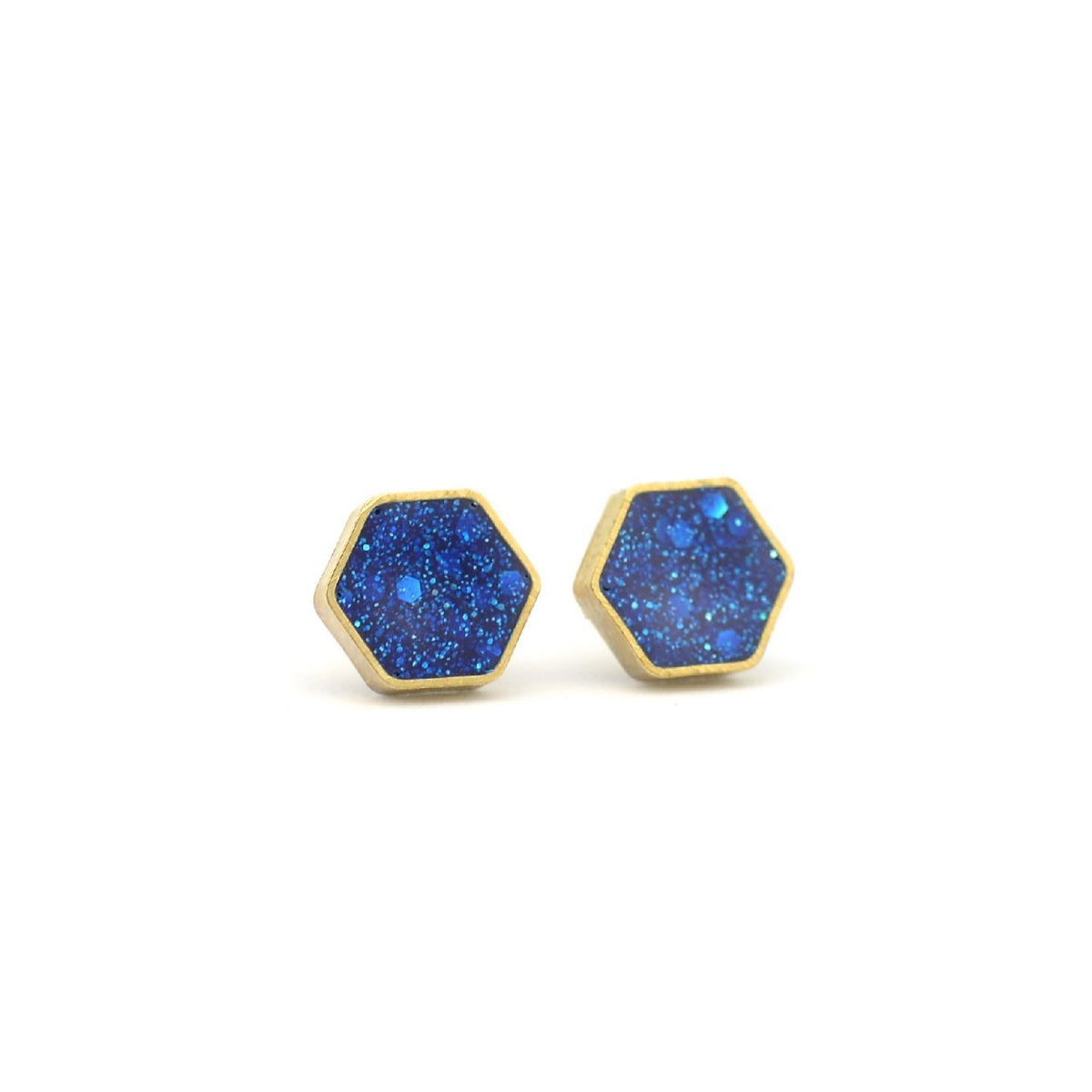 Tiny Galaxy Hexagon Studs