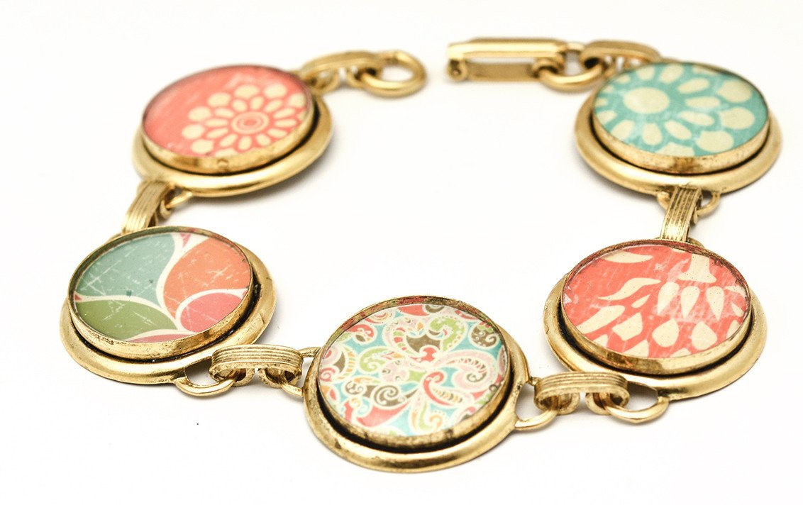 gold link fiesta bracelet