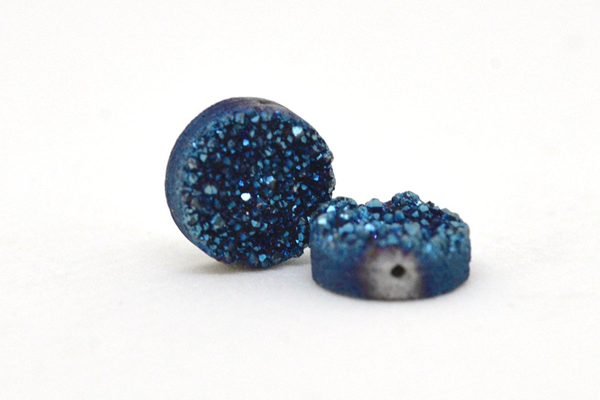Blue druzy DIY kit