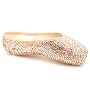 Freed pointe shoe covered in crystals