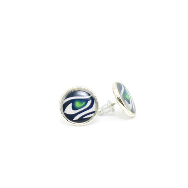 Seahawks Post Earrings