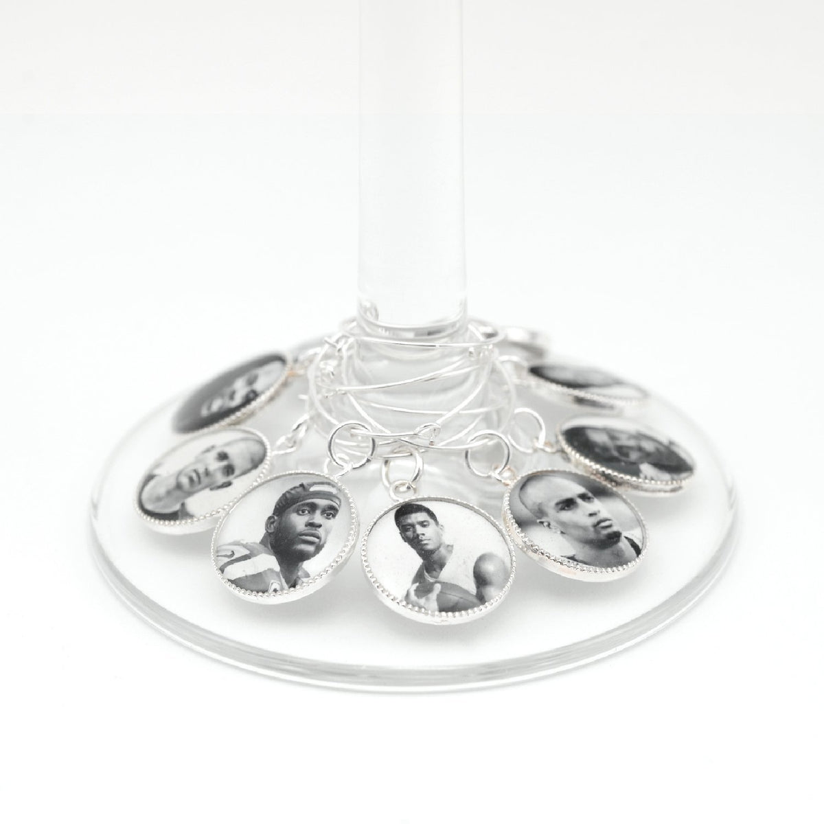 Seattle Seahawks Wine Charms - READY TO SHIP