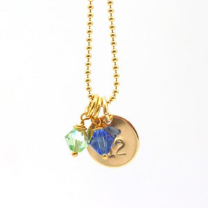 Seahawks Hand-stamped 12 Necklace
