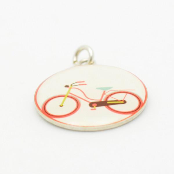 Red Bicycle Pendant
