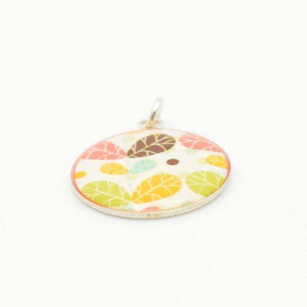 Multicolored Leaf Pendant