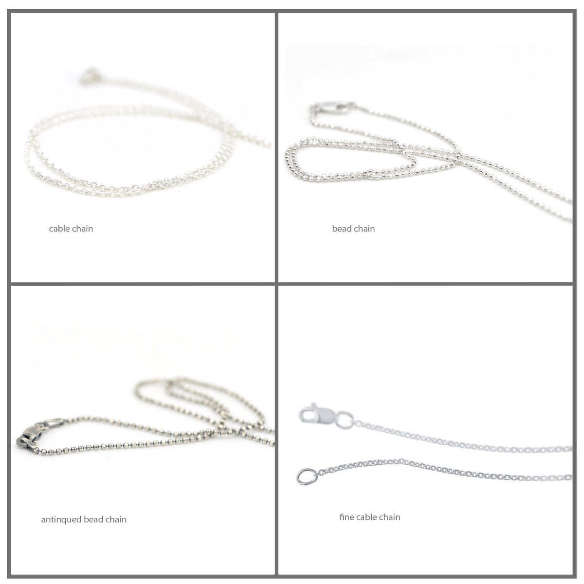 Chain options etched foot print necklace