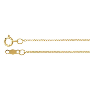 gold fine cable chain