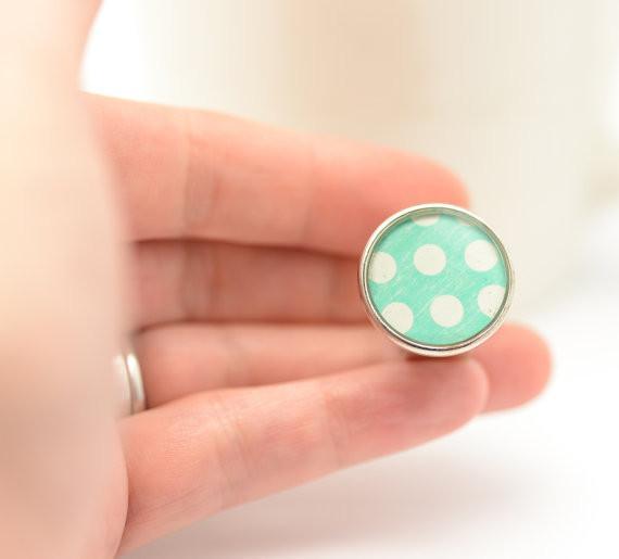 Adjustable Polka Dot Ring