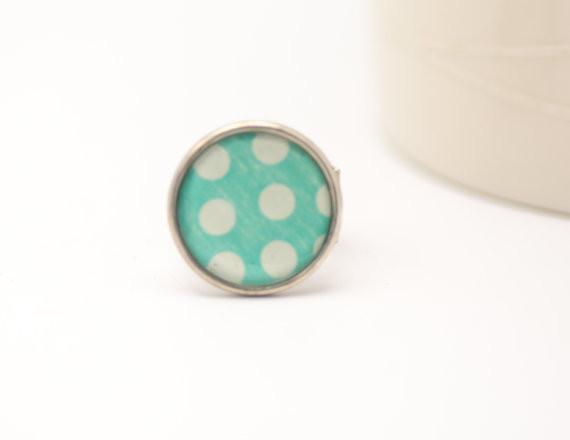 Adjustable Polka Dot Ring
